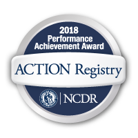American College of Cardiology NCDR ACTION Registry Platinum Award 