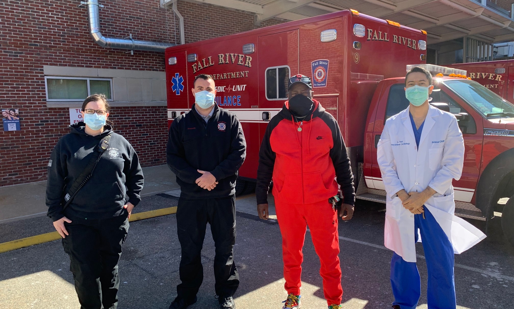 Fall River EMS, heart attack patient, Dr. Sadip Pant