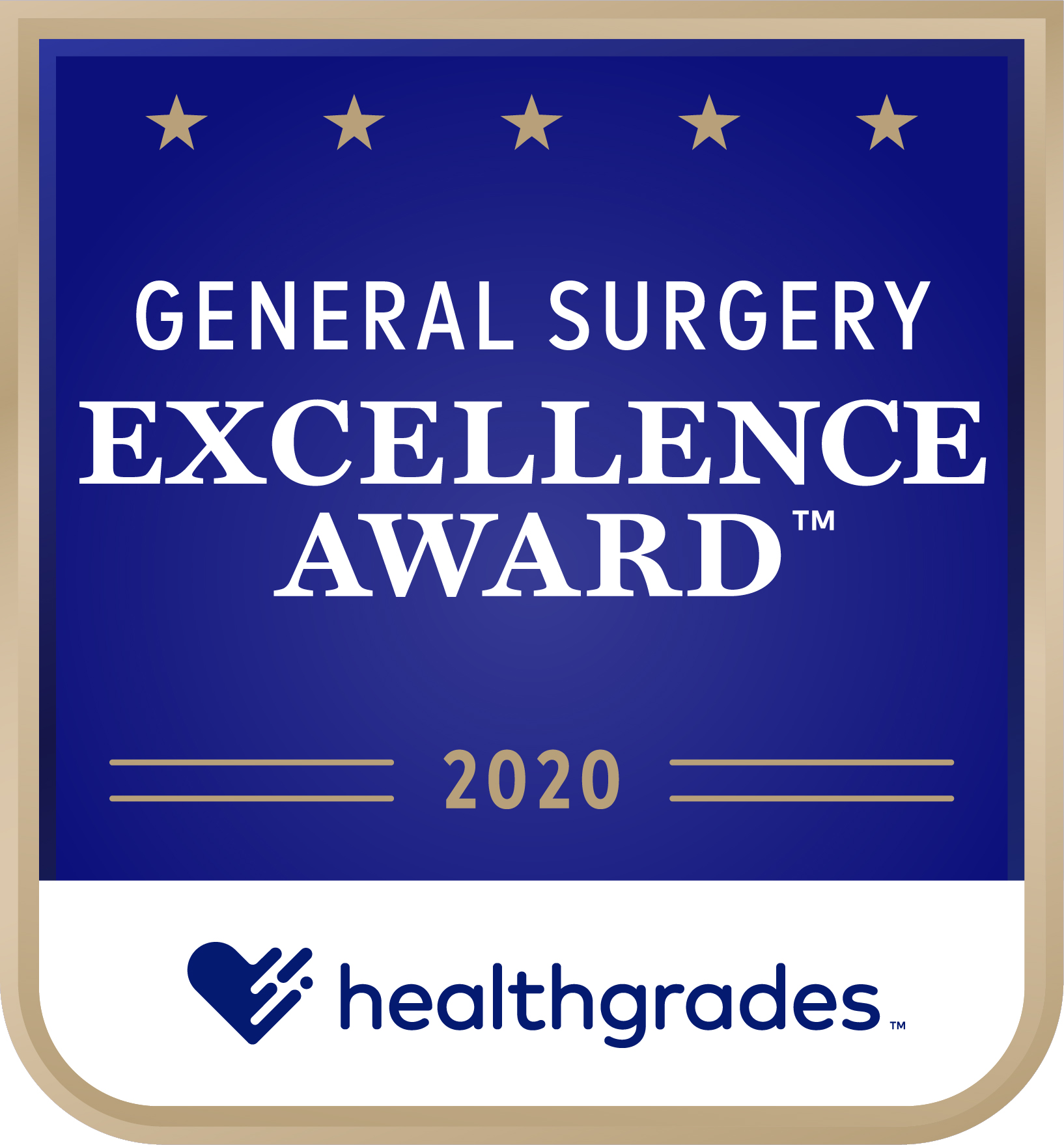 Healthgrades General Surgery Excellence Award 2020