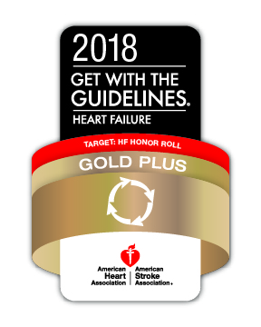 2018 Get With the Guidelines® – Gold Plus Performance Achievement and Target HF: Honor Roll Recognitions for Heart Failure
