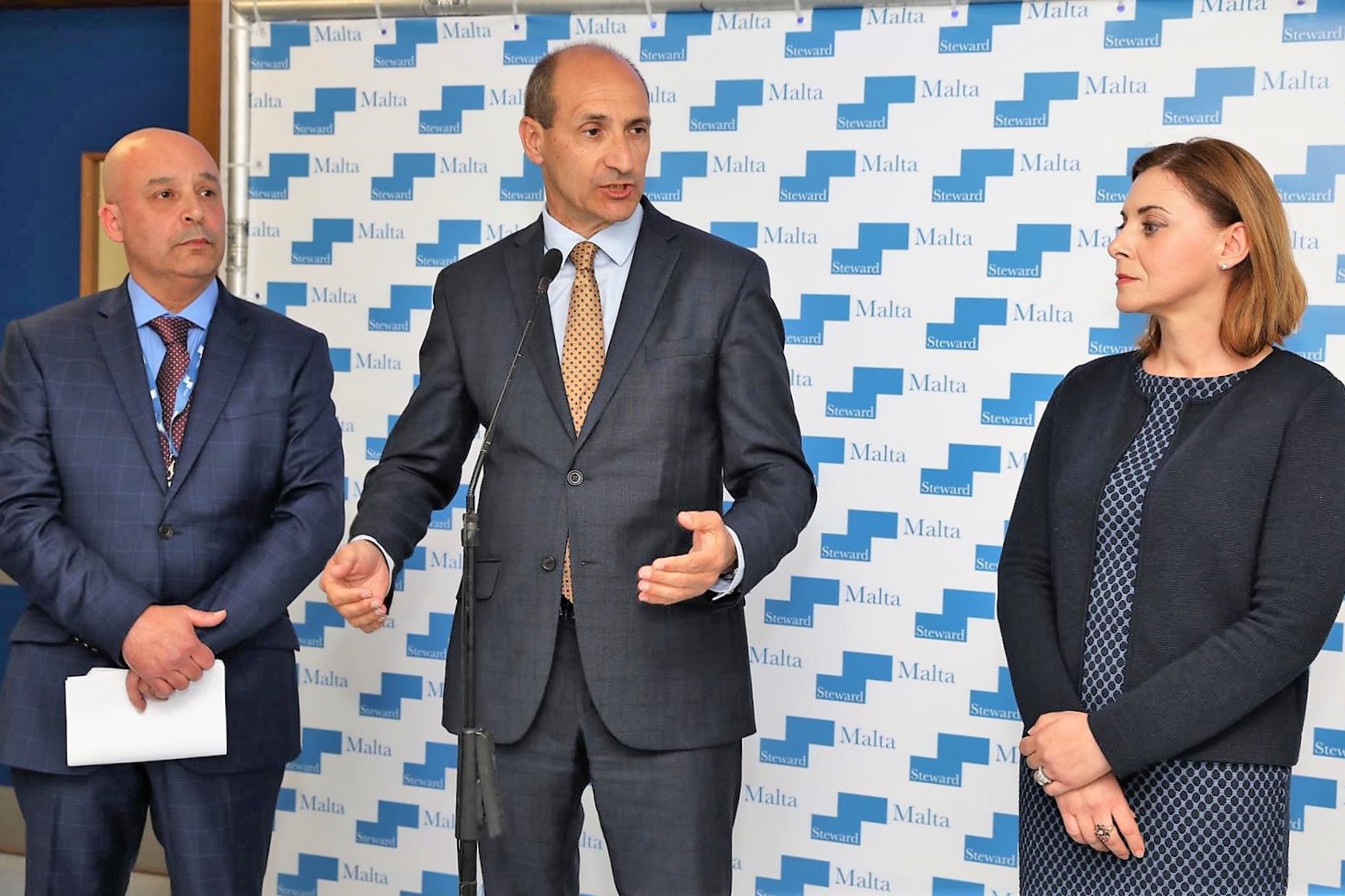 Joseph Fenech, Chris Fearne, Justyne Caruana
