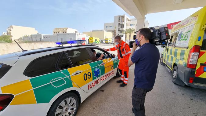 A day in the life of the Emergency Department and air ambulance teams in Gozo General Hospital 