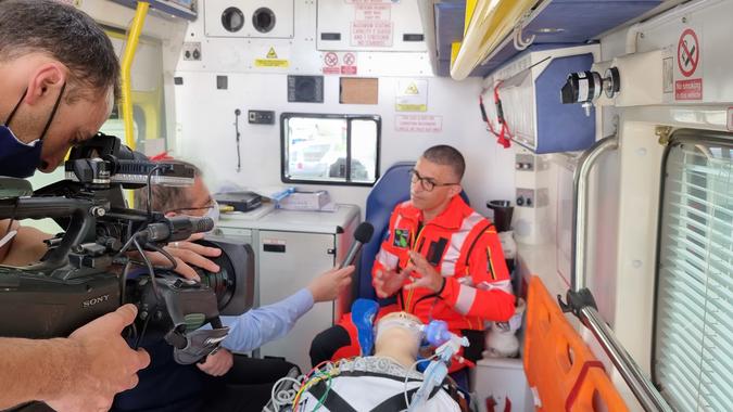 A day in the life of the Emergency Department and air ambulance teams in Gozo General Hospital 