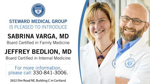 Photo of Sabrina Varga, MD, and Jeffrey Bedlion, MD