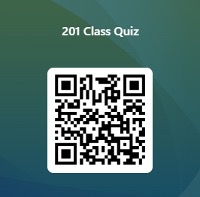 201 Class Quiz