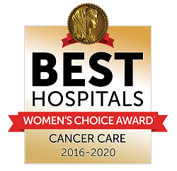 Women's Choice Award for Cancer Care 2016-2020 logo