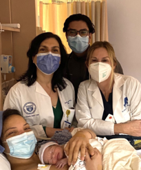 Judit's Care team during her pregnancy