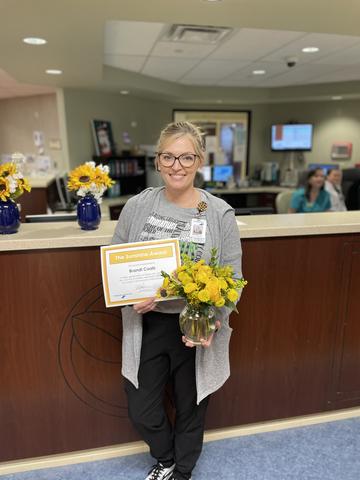 The Medical Center Names October Sunshine Award Recipient