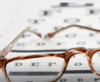 eyeglasses and chart
